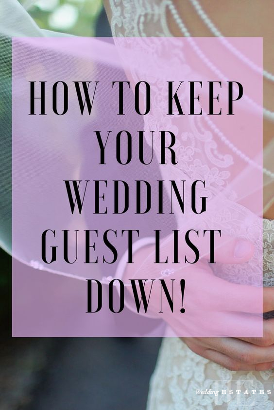 wedding guest list