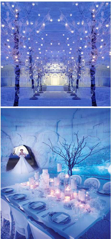 Winter Wonderland Wedding Décor Wedding Estates