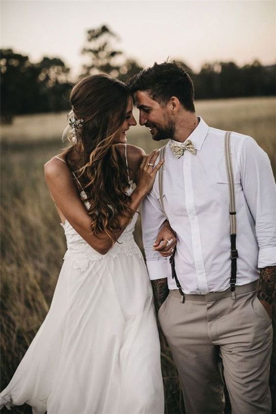 country formal wedding attire