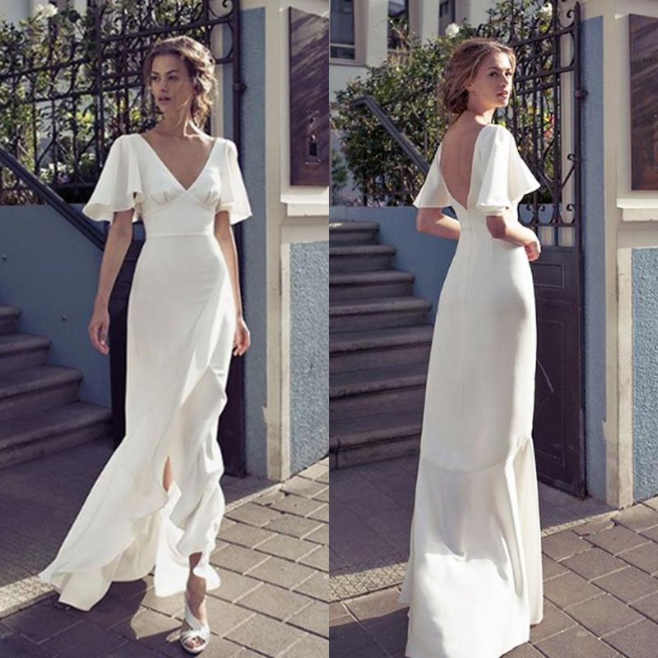 Best beach outlet wedding dresses 2019